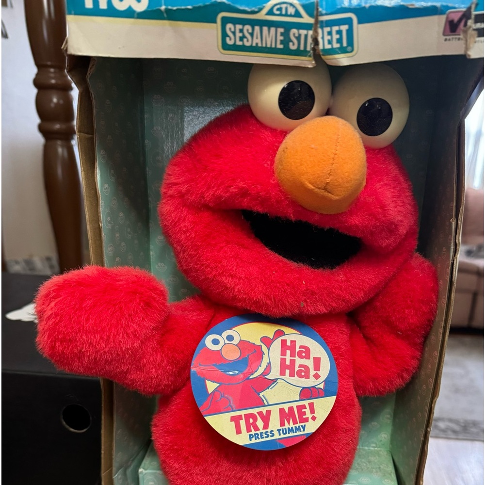 Original tickle me Elmo